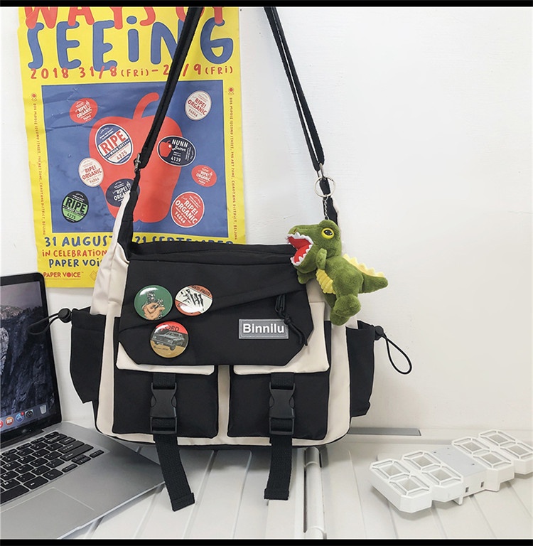 حقيبة كروس بودي كبيرة متعددة الجيوب بتصميم عملي