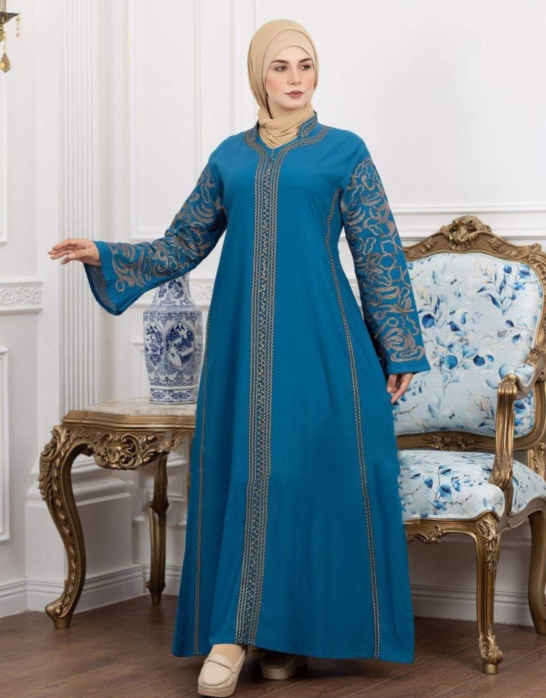 عباية قطن طبيعي