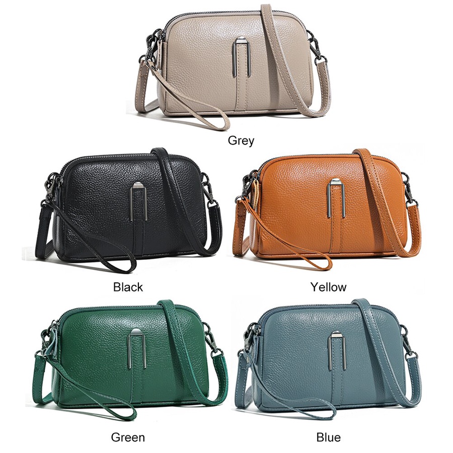 حقيبة كروس بودي جلد صناعي أنيقة متعددة الألوان