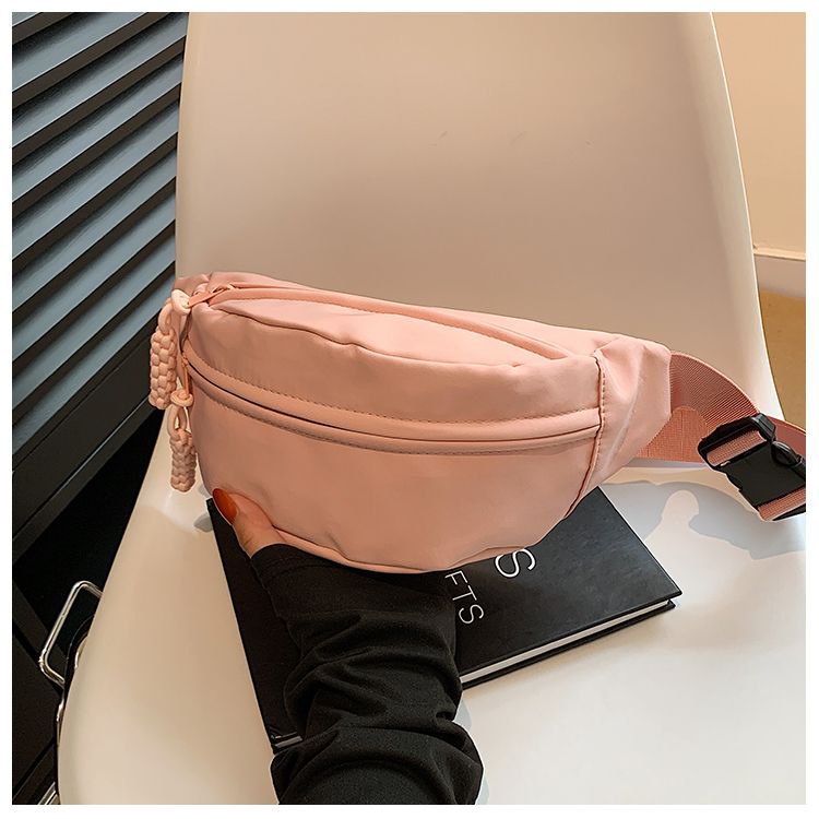 حقيبة خصر (فاني باك) قماشية عصرية مقاومة للماء