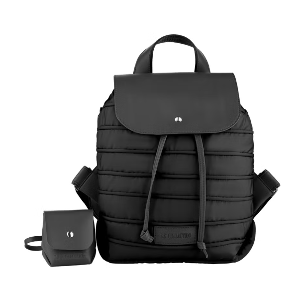 Women's Backpack in Soft Fabric Waterproof Quilted