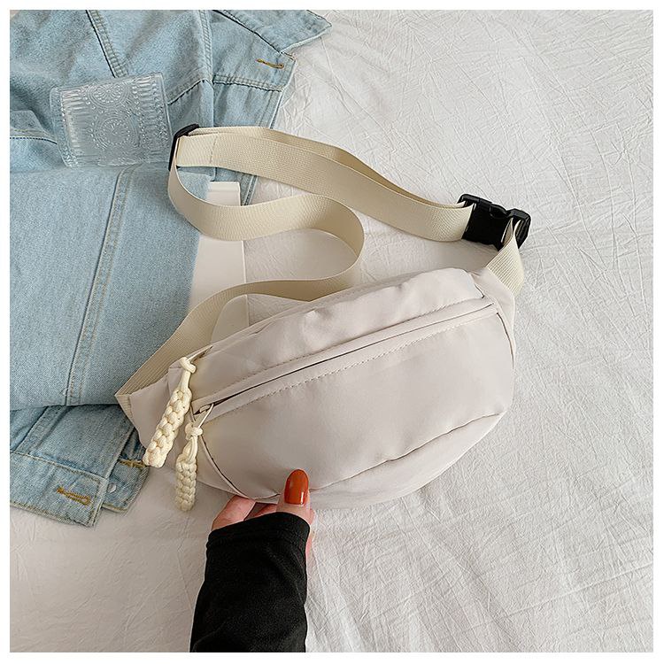 حقيبة خصر (فاني باك) قماشية عصرية مقاومة للماء