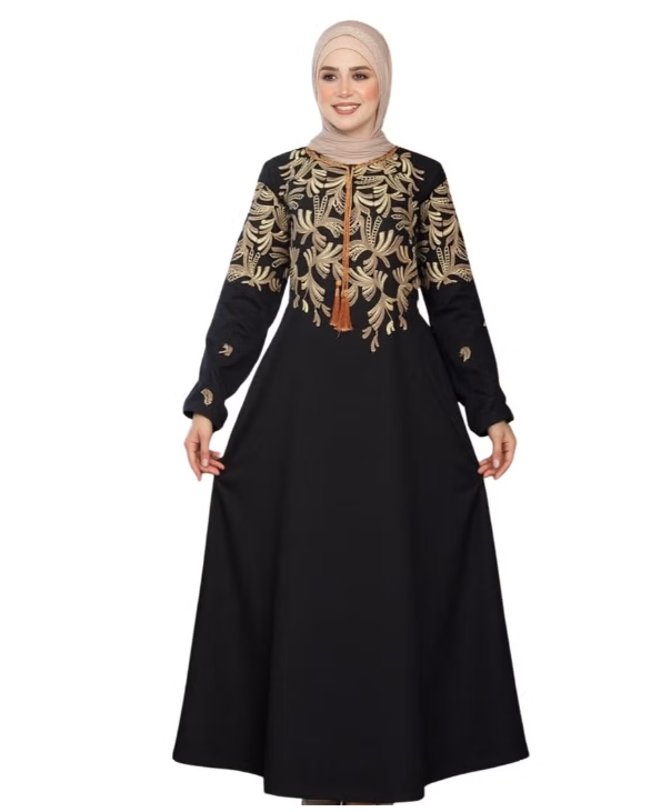 Marasi Women's Casual Cotton Abaya