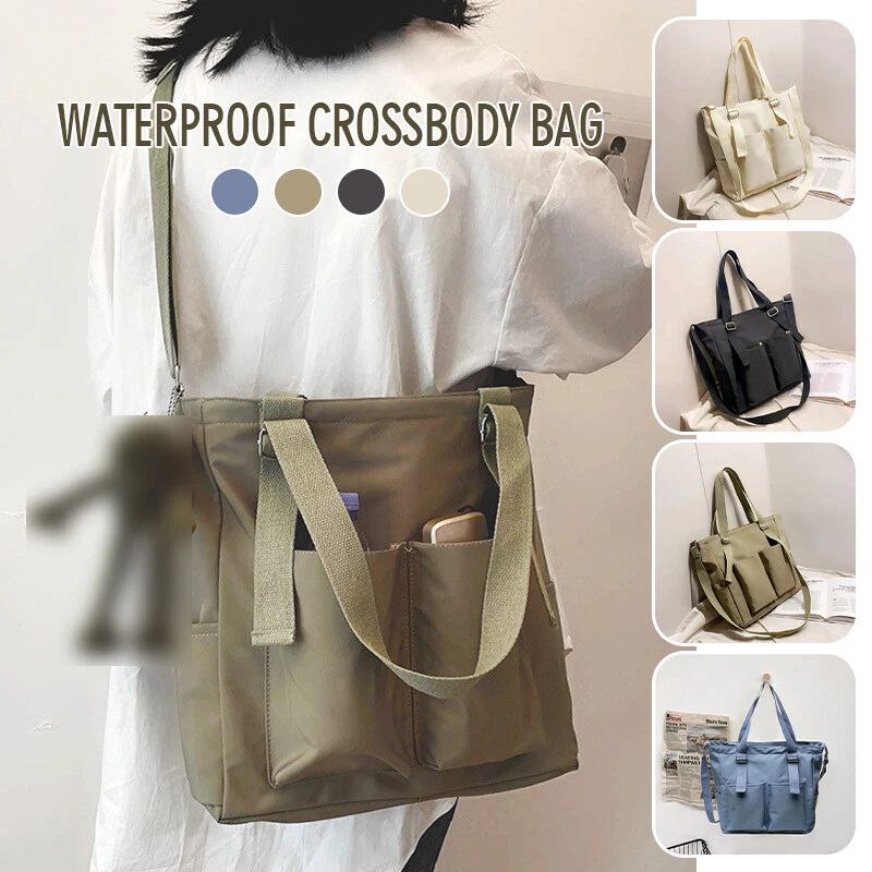 حقيبة كروس بودي قماش مقاومة للماء متعددة الاستخدام