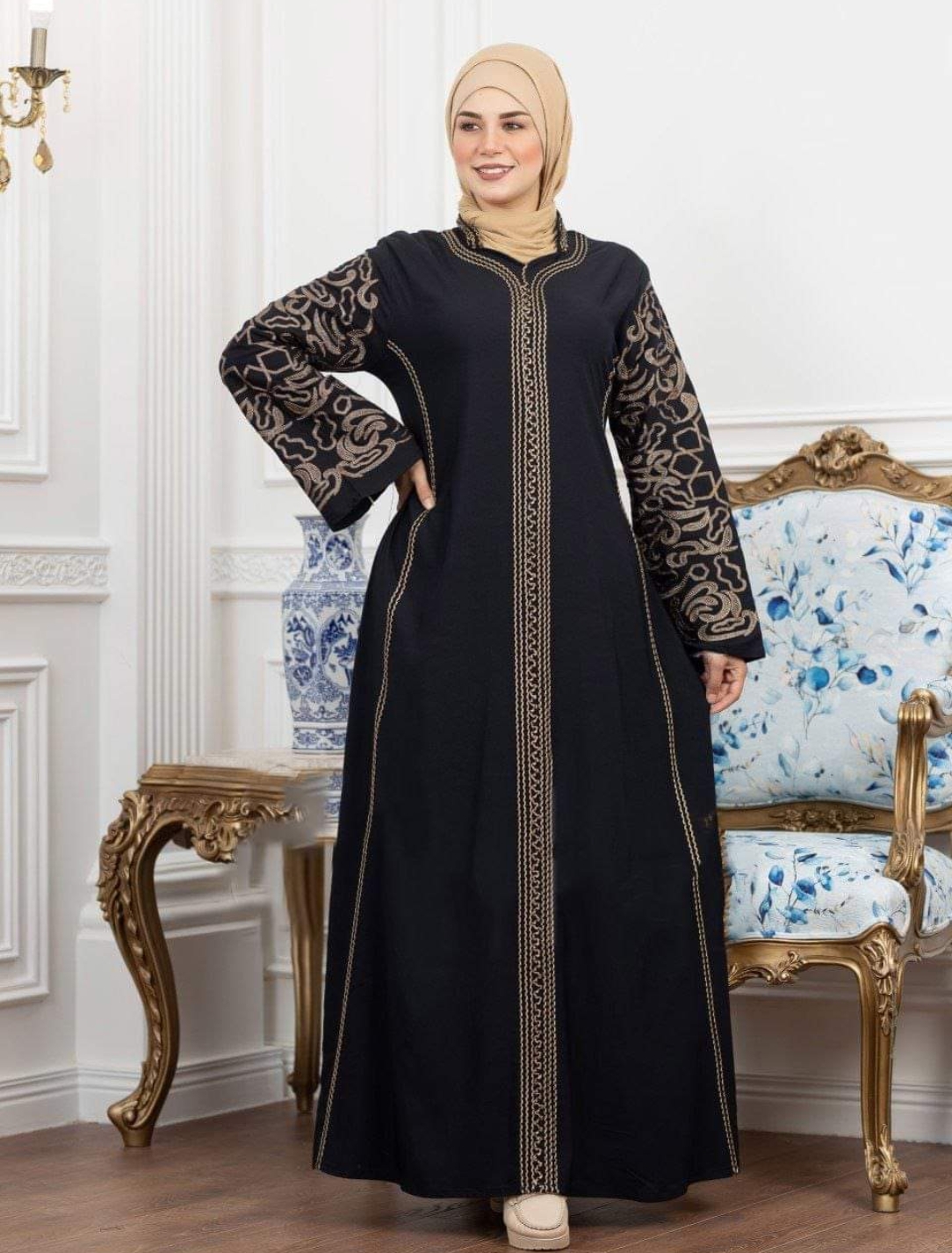 عباية قطن طبيعي